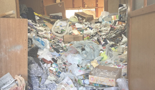 ゴミ屋敷の片付け